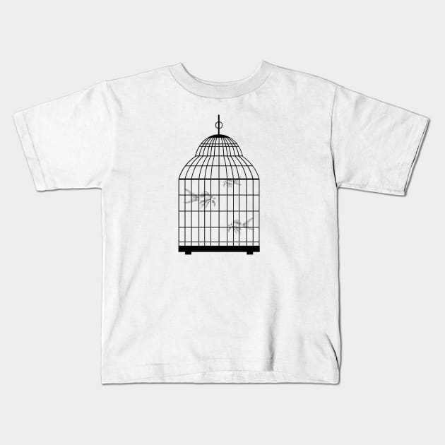 koi in cage Kids T-Shirt by daidai